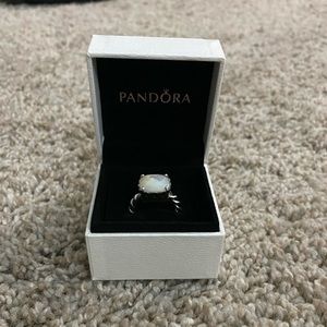 Pandora Mother of Pearl Ring Size 6/52